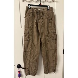 Vtg Gap Circa 2007 Cargo Pants Women's Size 6  Baggy Military Y2K Green Gorpcore